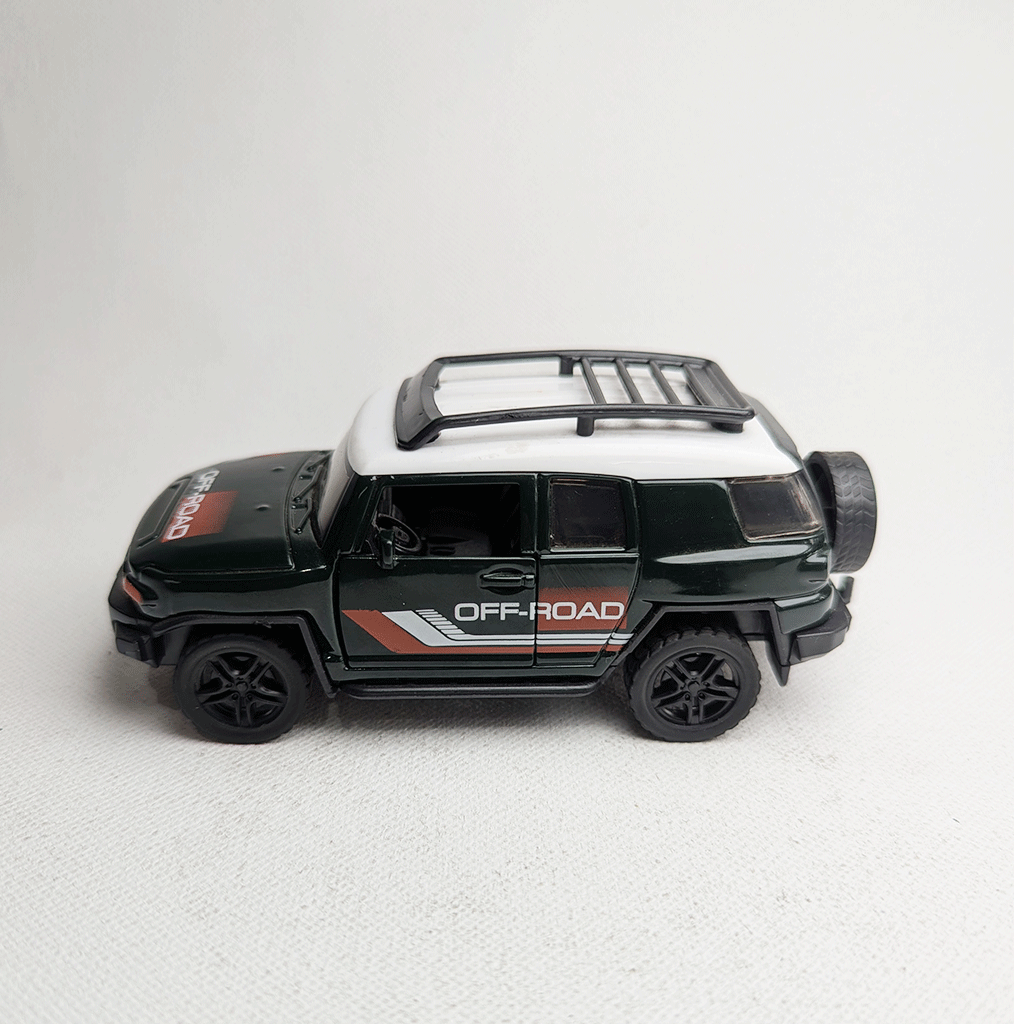 1:36 FJ Cruiser Metal Diecast Dark Green