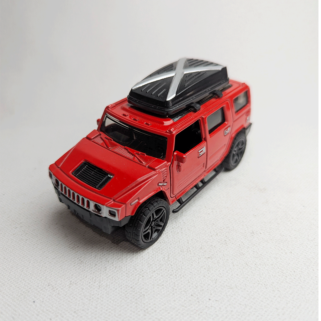1:36 Hummer Metal Diecast Red