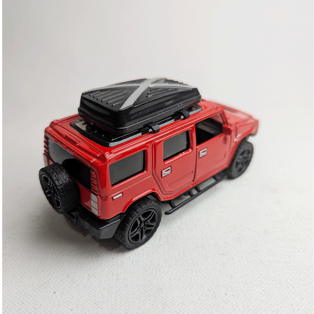 1:36 Hummer Metal Diecast Red
