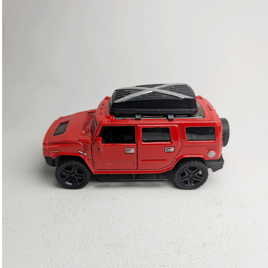 1:36 Hummer Metal Diecast Red
