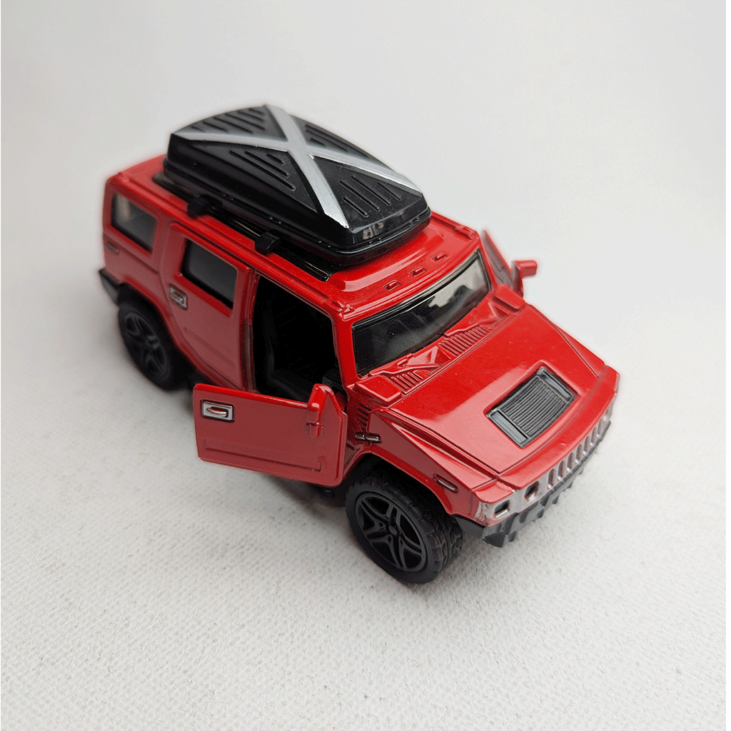 1:36 Hummer Metal Diecast Red