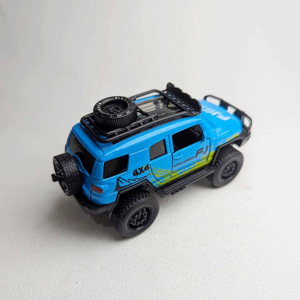 1:36 FJ Cruiser Metal Diecast Blue