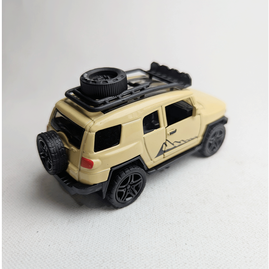 1:36 FJ Cruiser Metal Diecast Cream