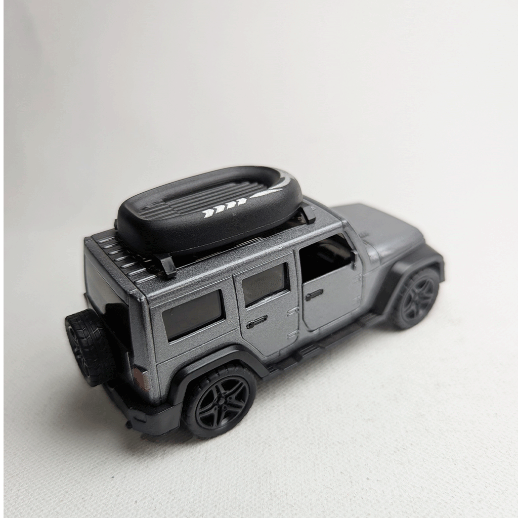 1:36 Wrangler Metal Diecast Grey