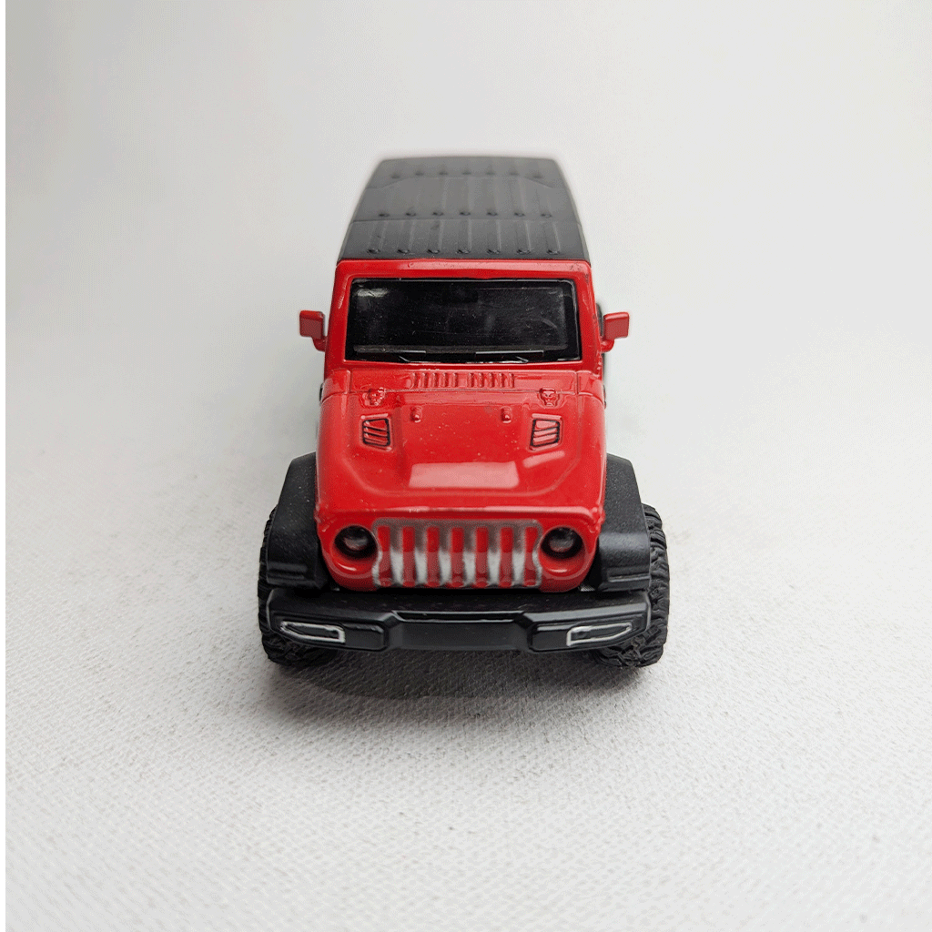 1:36 Wrangler Metal Diecast Red