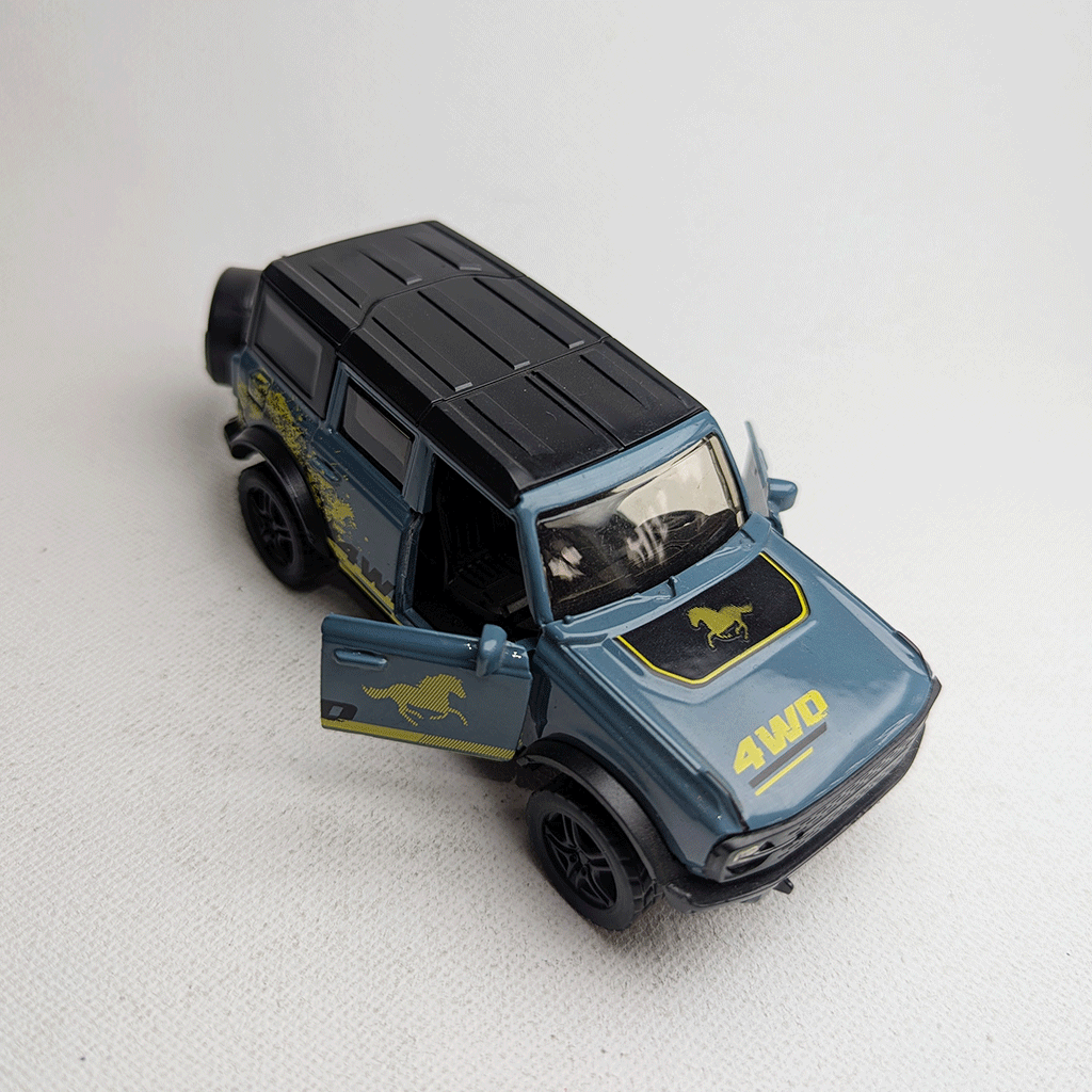 1:36 Bronco Metal Diecast Slate