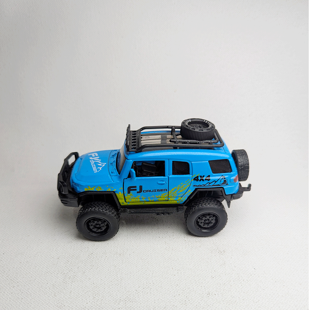 1:36 FJ Cruiser Metal Diecast Blue