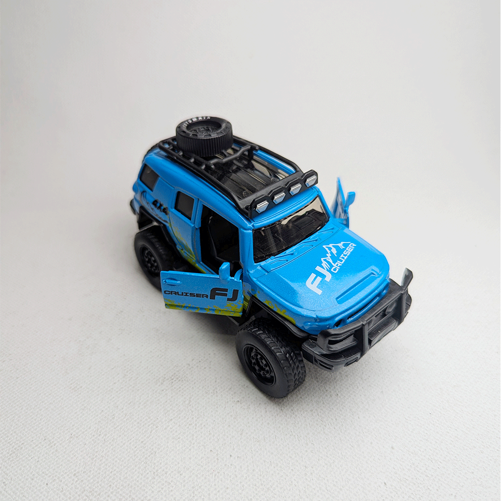1:36 FJ Cruiser Metal Diecast Blue