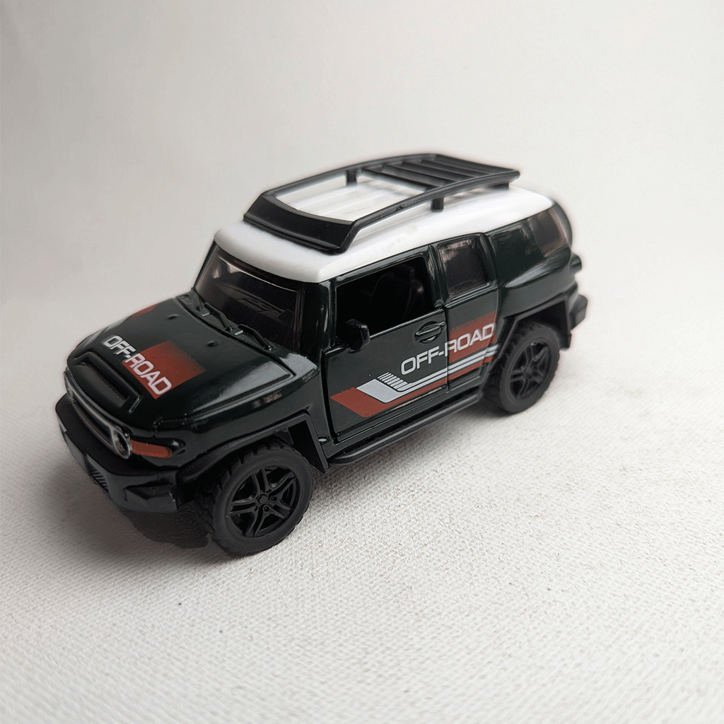 1:36 FJ Cruiser Metal Diecast Dark Green