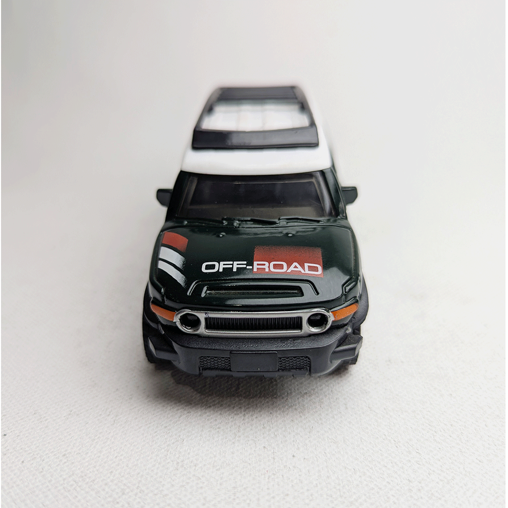 1:36 FJ Cruiser Metal Diecast Dark Green
