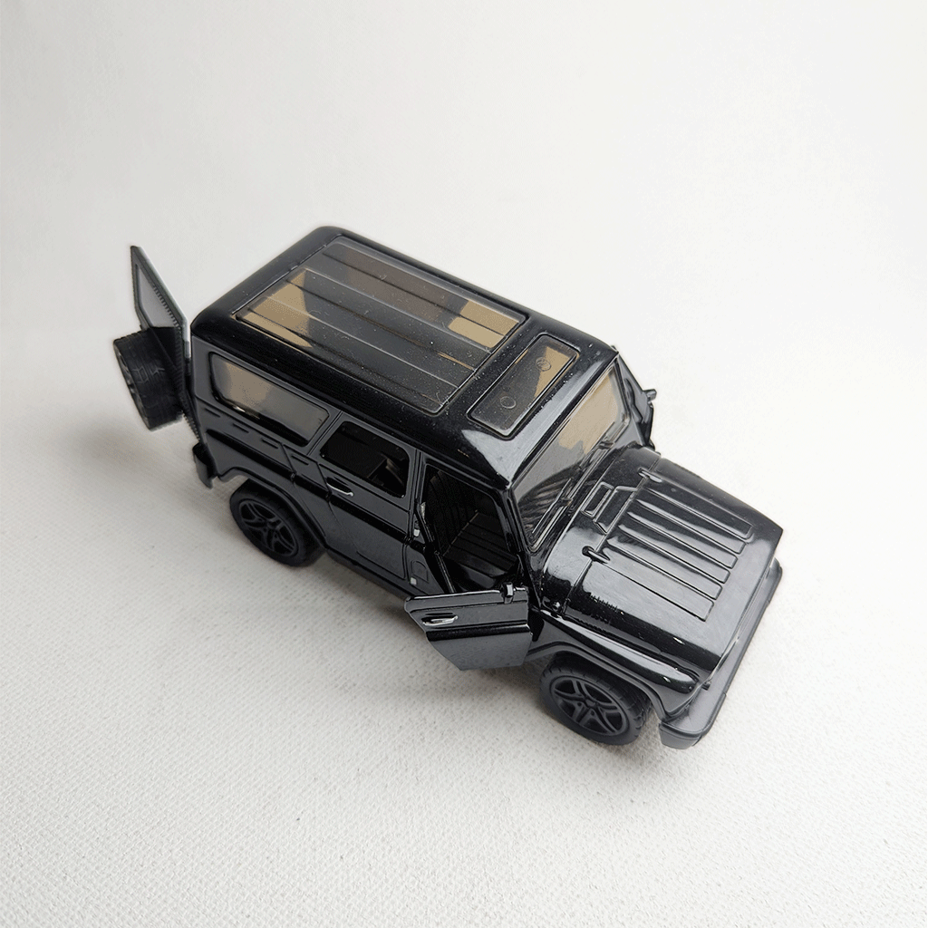 1:36 Jeep Metal Diecast Black