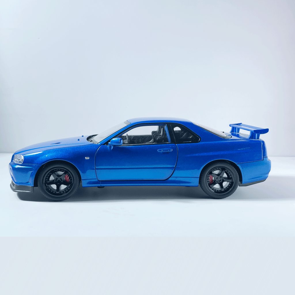1:24 Nissan GTR R34 Skyline Blue