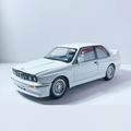 1:24 BMW M3 E30 White