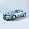 1:24 Nissan GTR R34 Skyline Paul Walker