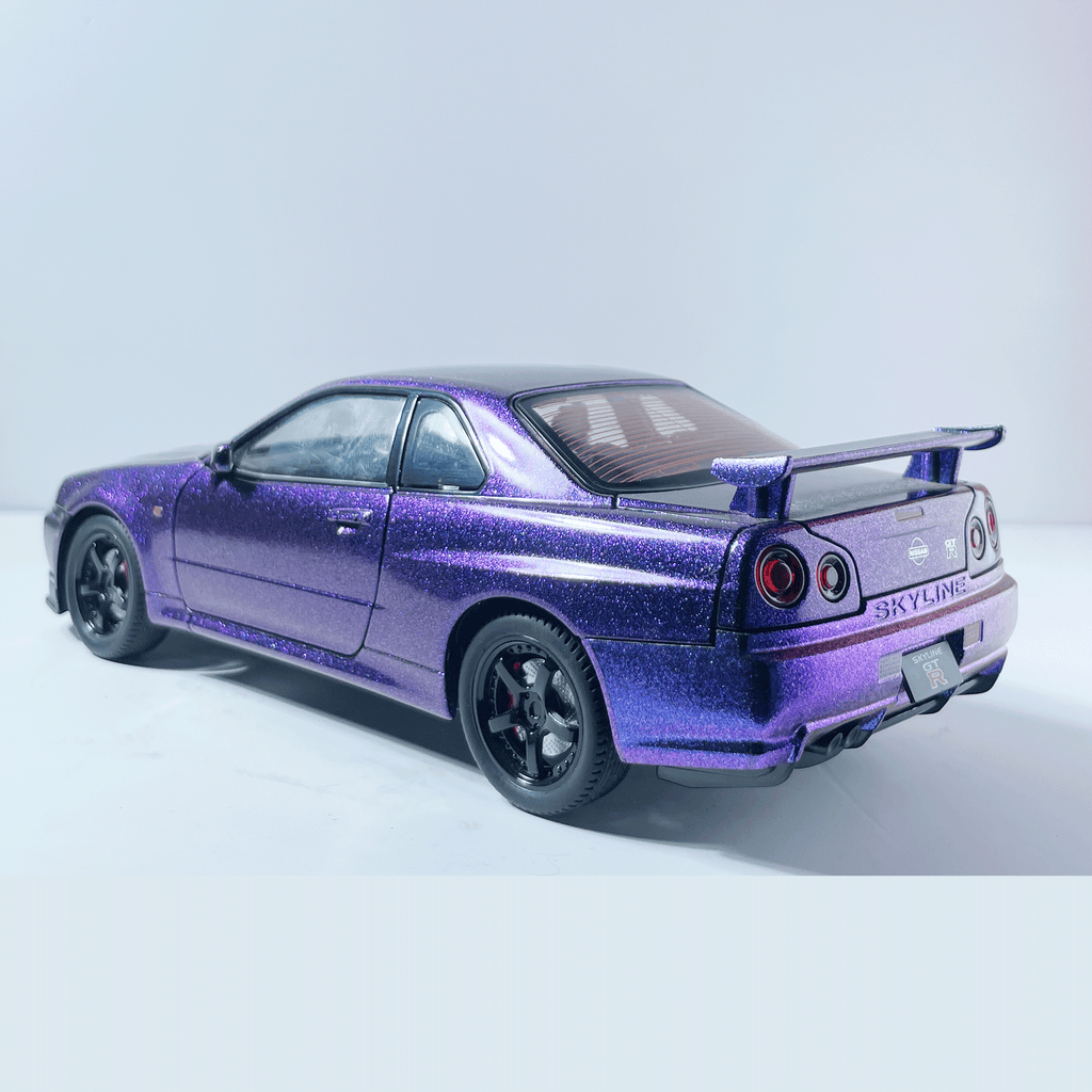 1:24 Nissan GTR R34 Skyline color-shift