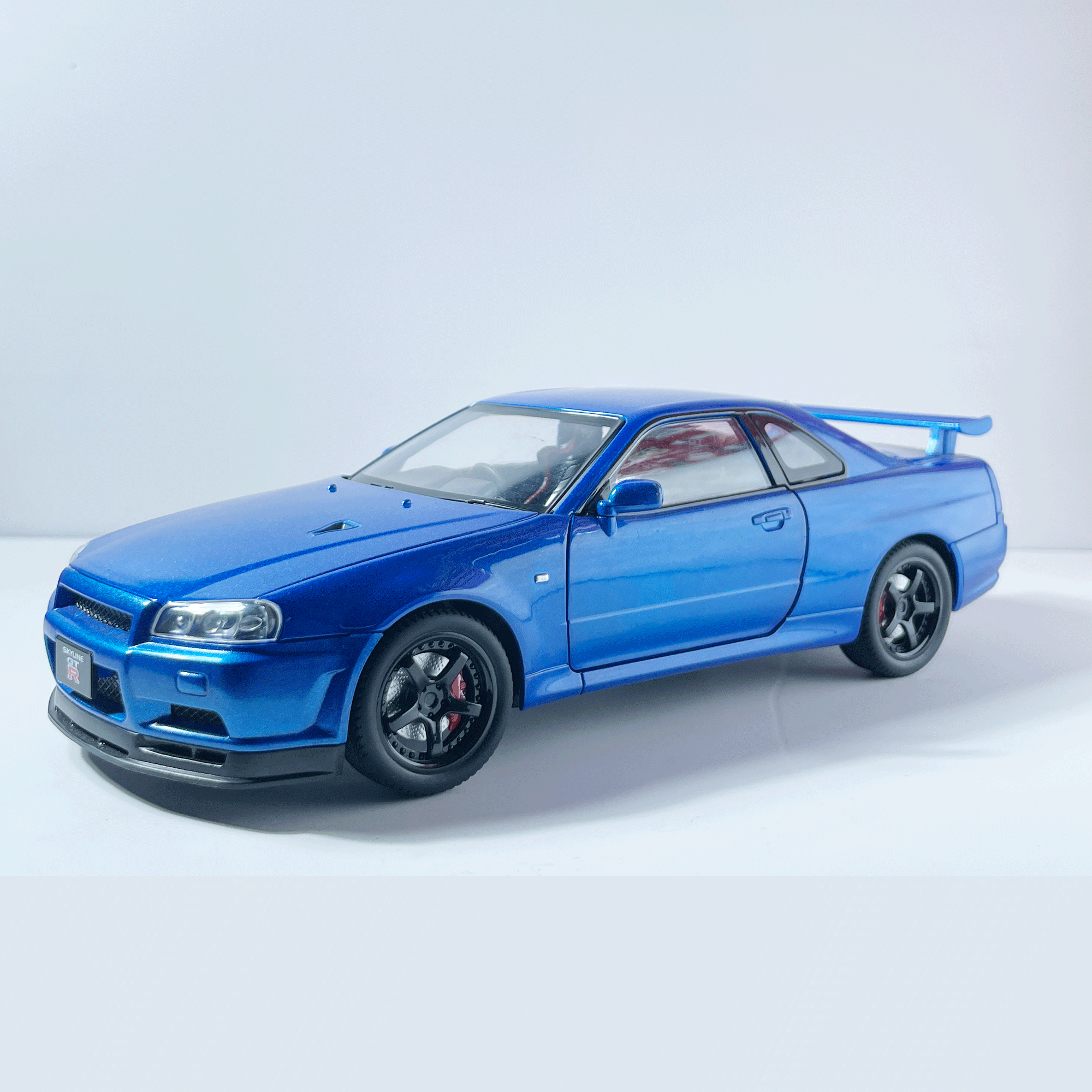1:24 Nissan GTR R34 Skyline Blue
