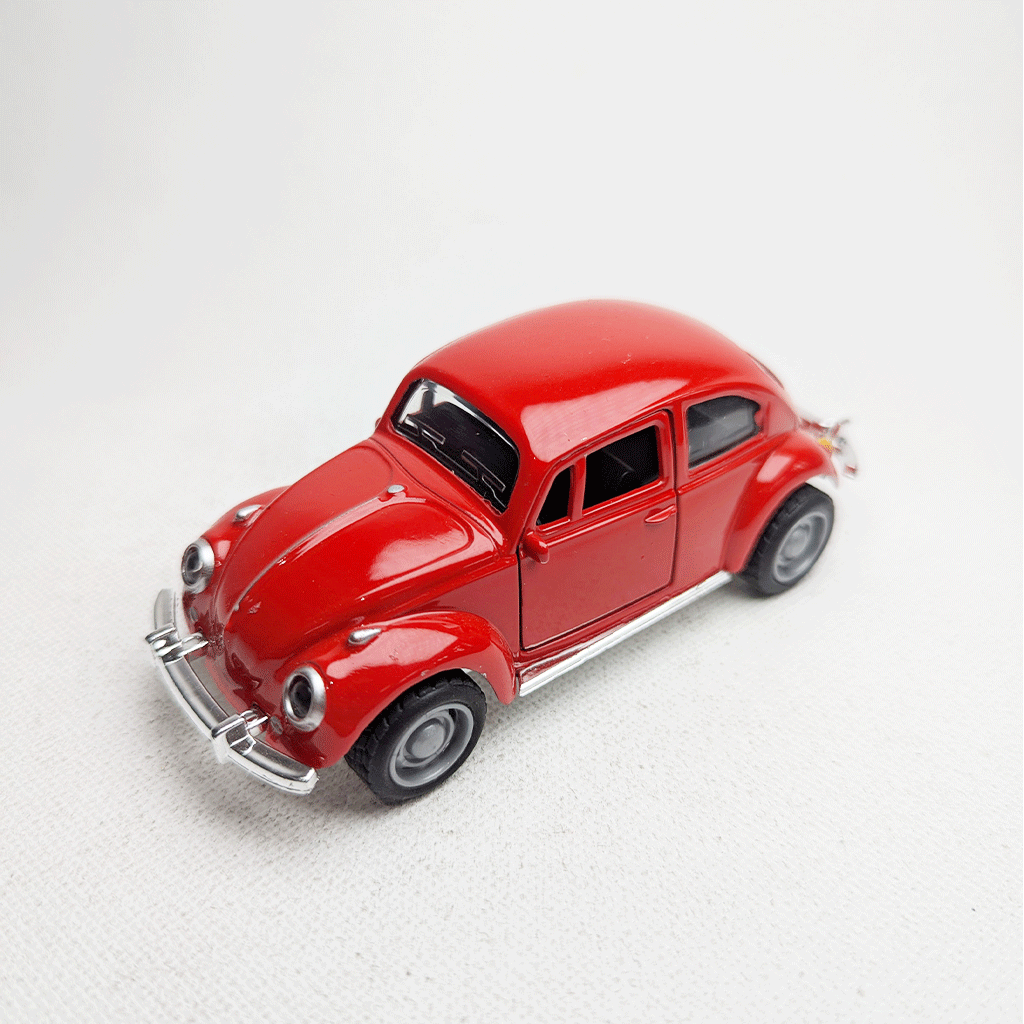 1:43 Beetel Vintage Metal Diecast Car Red