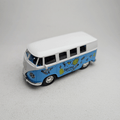 1:43 Komby Van Metal Diecast Car Blue Grafics