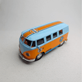 1:43 Komby Van Metal Diecast Car Blue Gulf