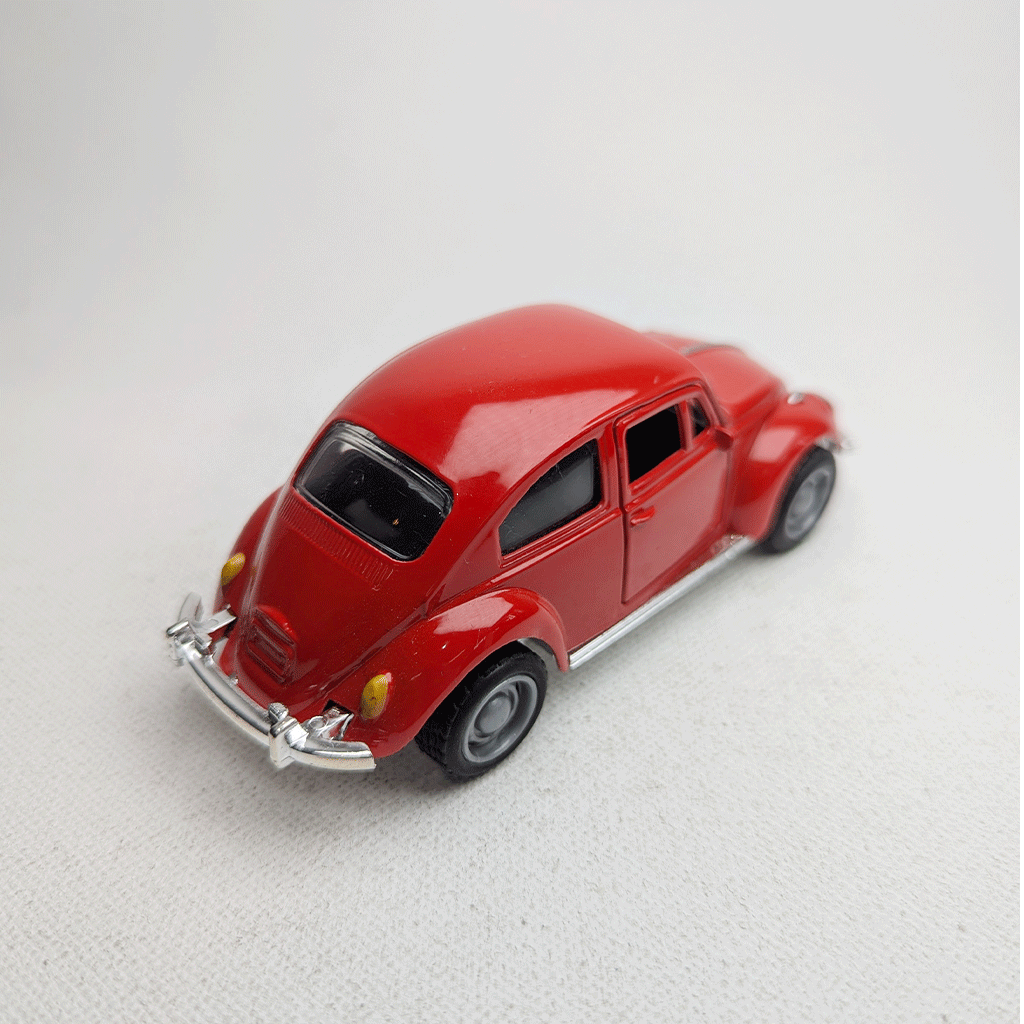 1:43 Beetel Vintage Metal Diecast Car Red