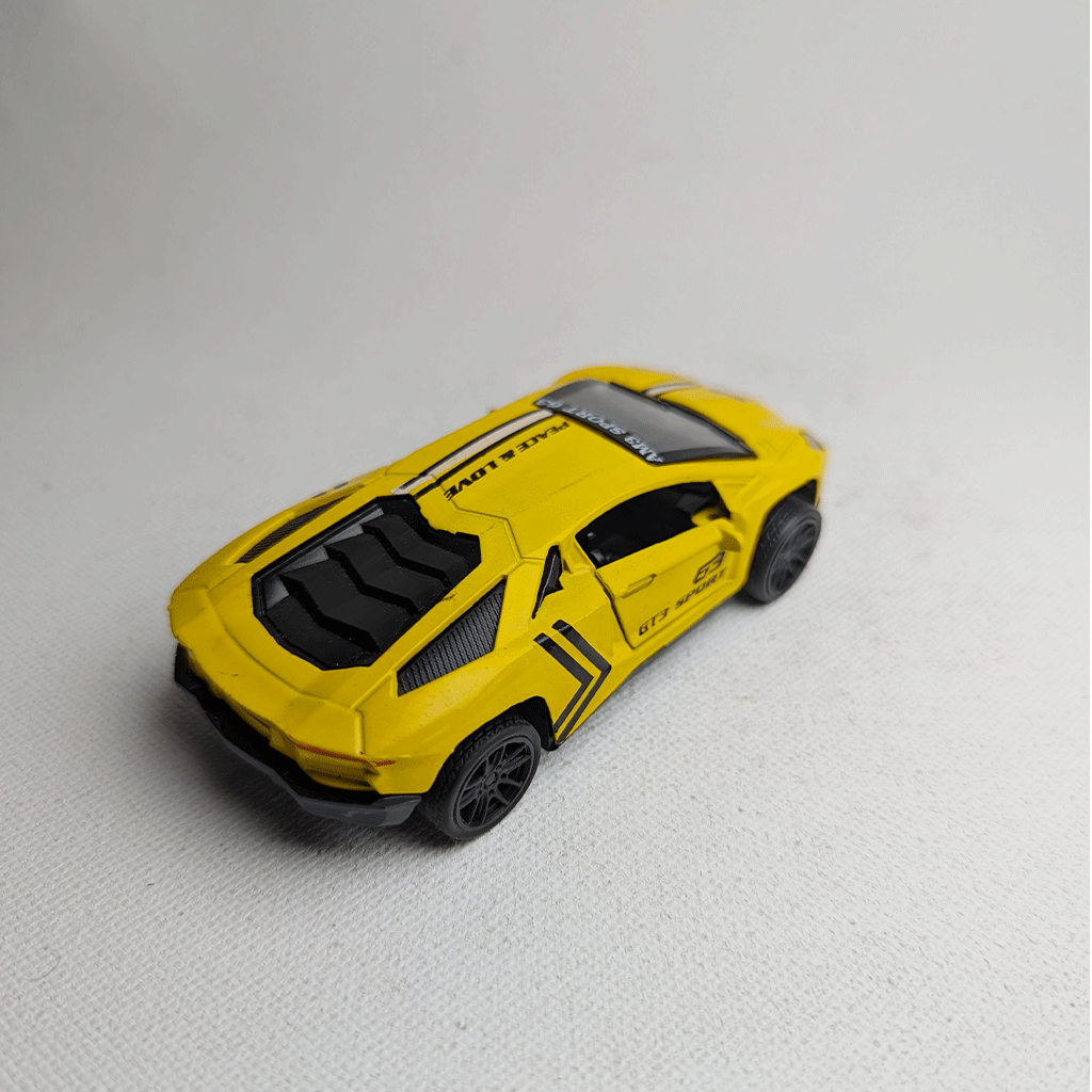1:43 Lamborgini Metal Diecast Car Yellow