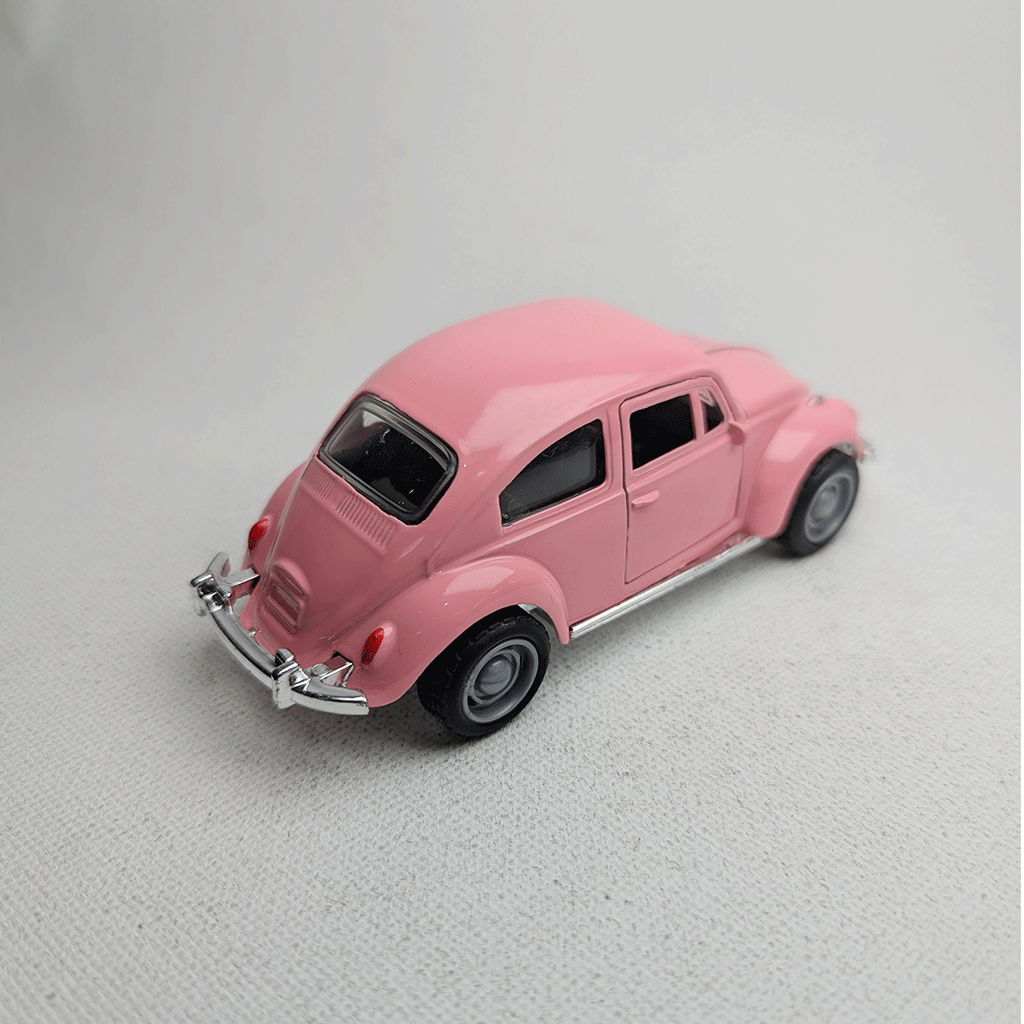 1:43 Beetel Vintage Metal Diecast Car Pink