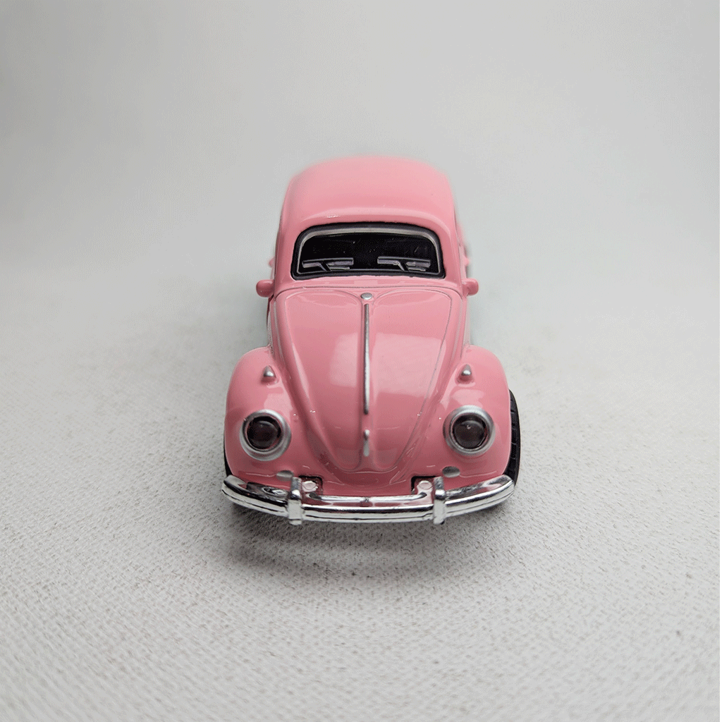 1:43 Beetel Vintage Metal Diecast Car Pink