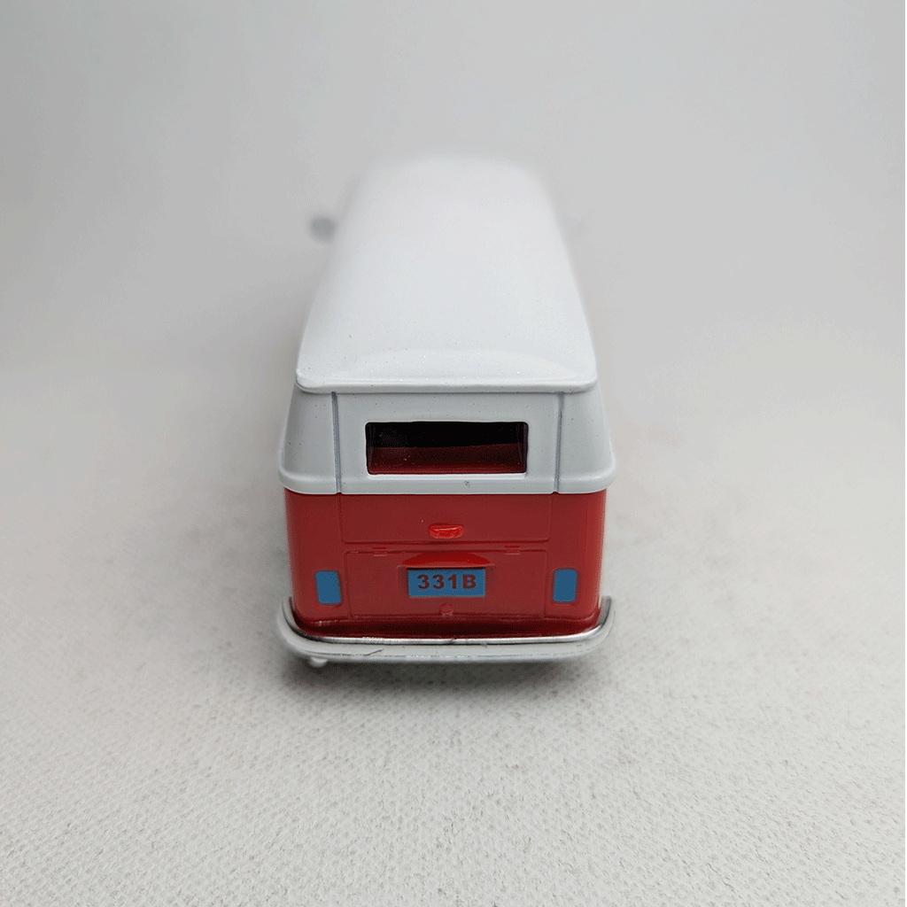 1:43 Komby Van Metal Diecast Car Red Grafics