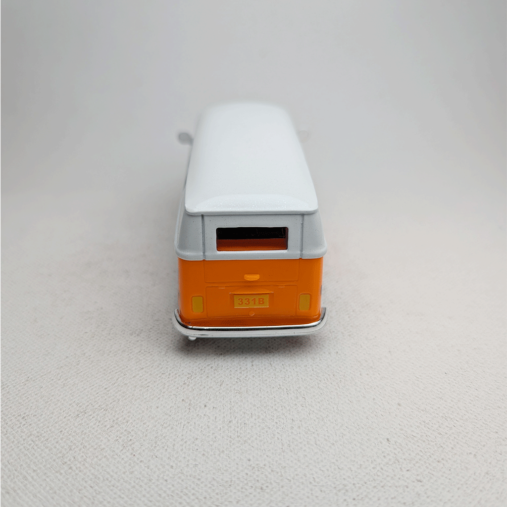 1:43 Komby Van Metal Diecast Car Orange Grafics