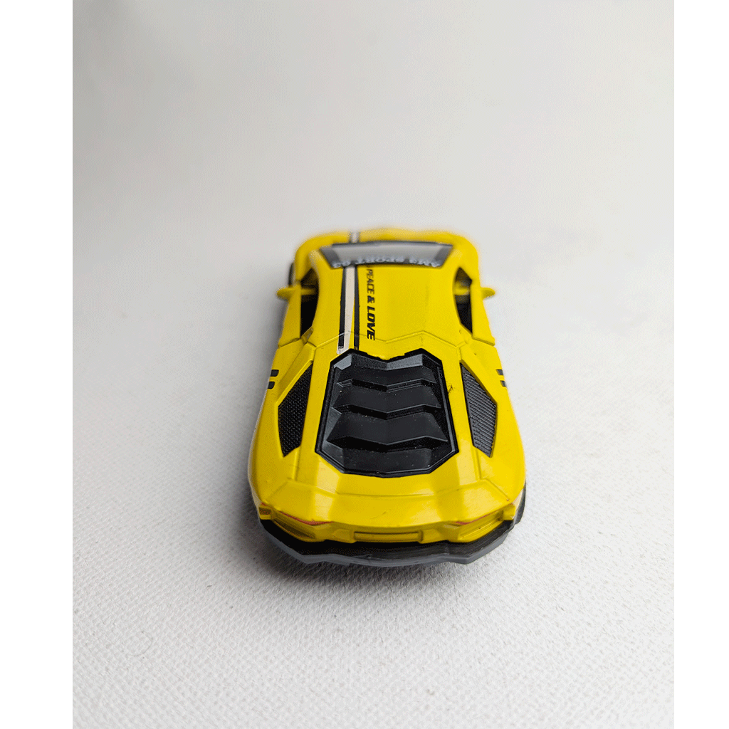 1:43 Lamborgini Metal Diecast Car Yellow