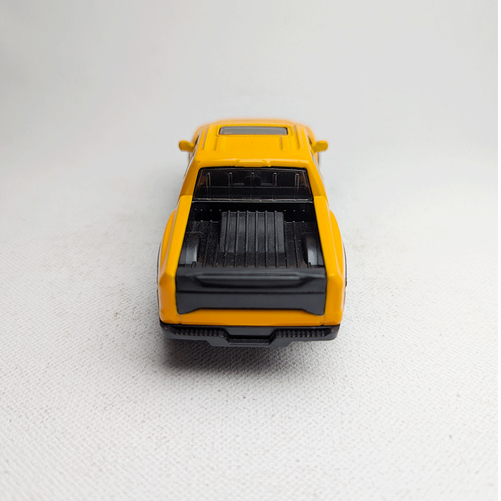 1:43 Raptor Vintage Metal Diecast Car Orange
