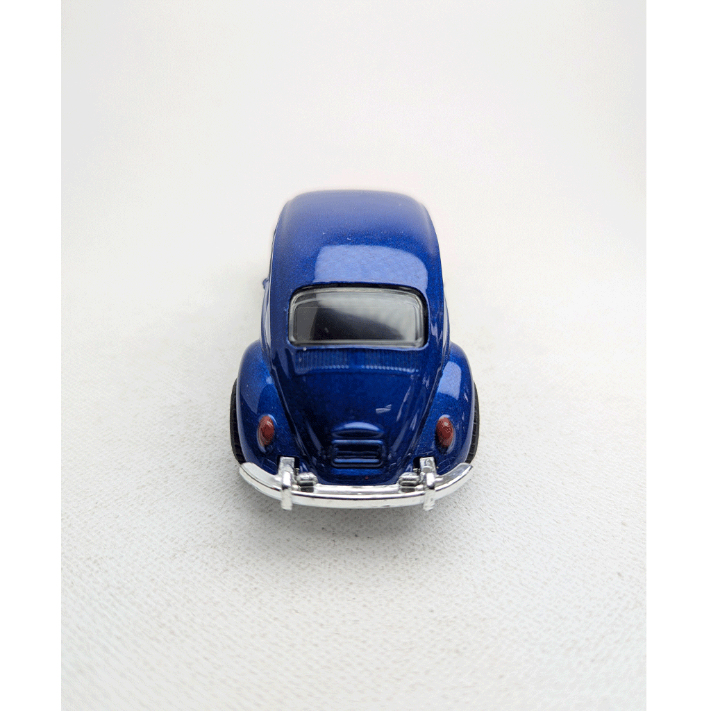 1:43 Beetel Vintage Metal Diecast Car Blue
