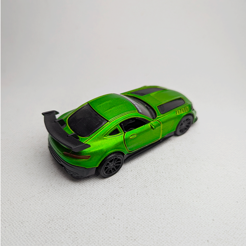 1:43 Benz AMG Metal Diecast Car Green