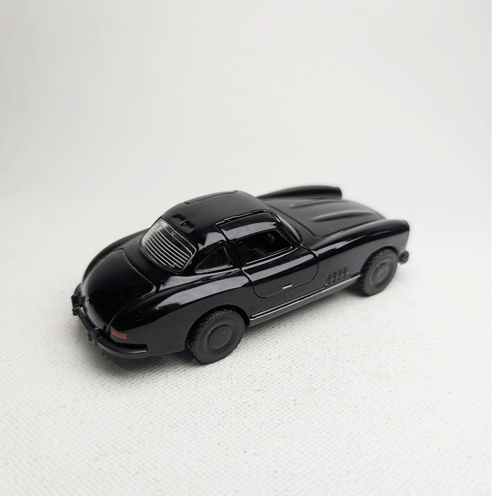 1:43 Benz SL300 Vintage Metal Diecast Black