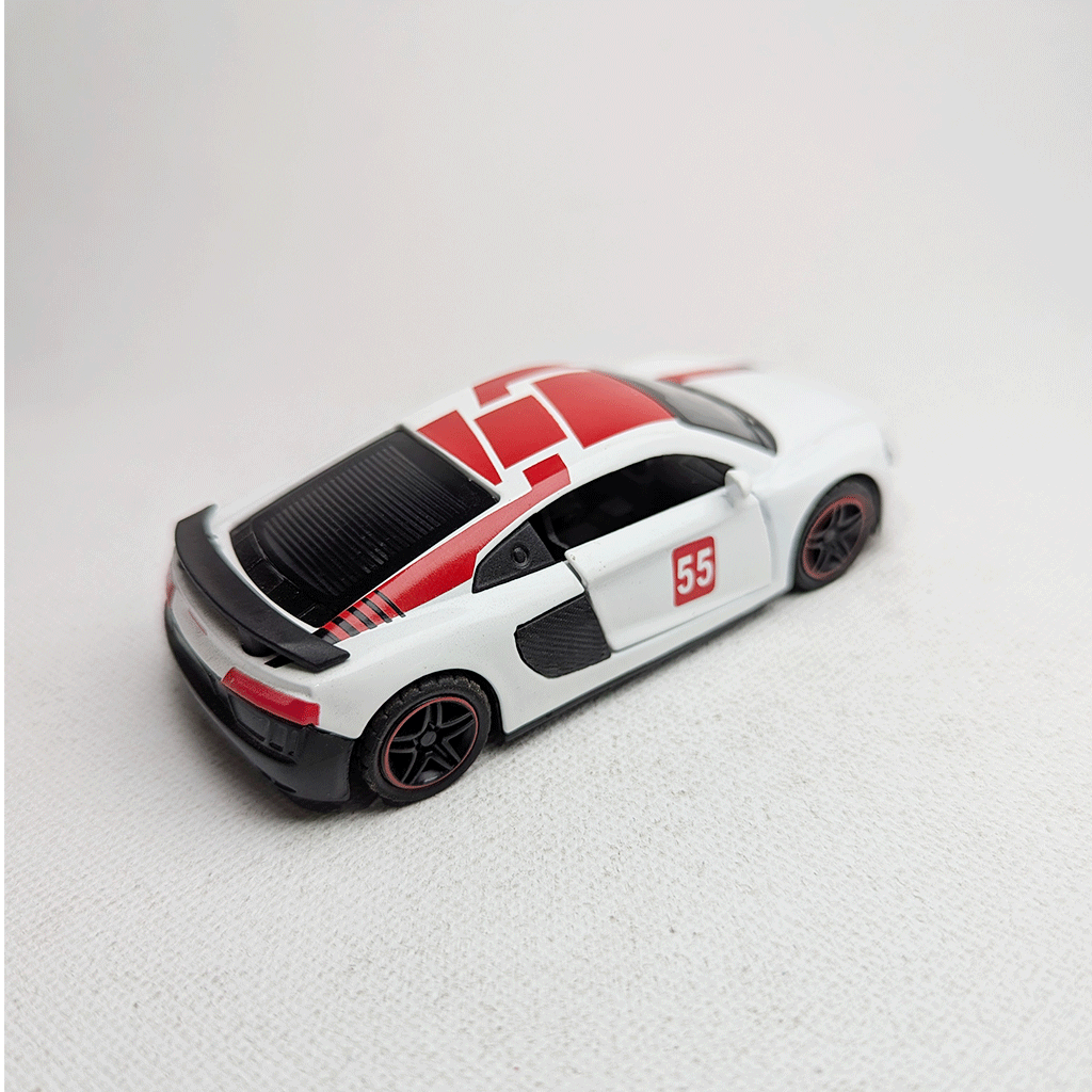 1:43 Audi White Metal Diecast with Grafics