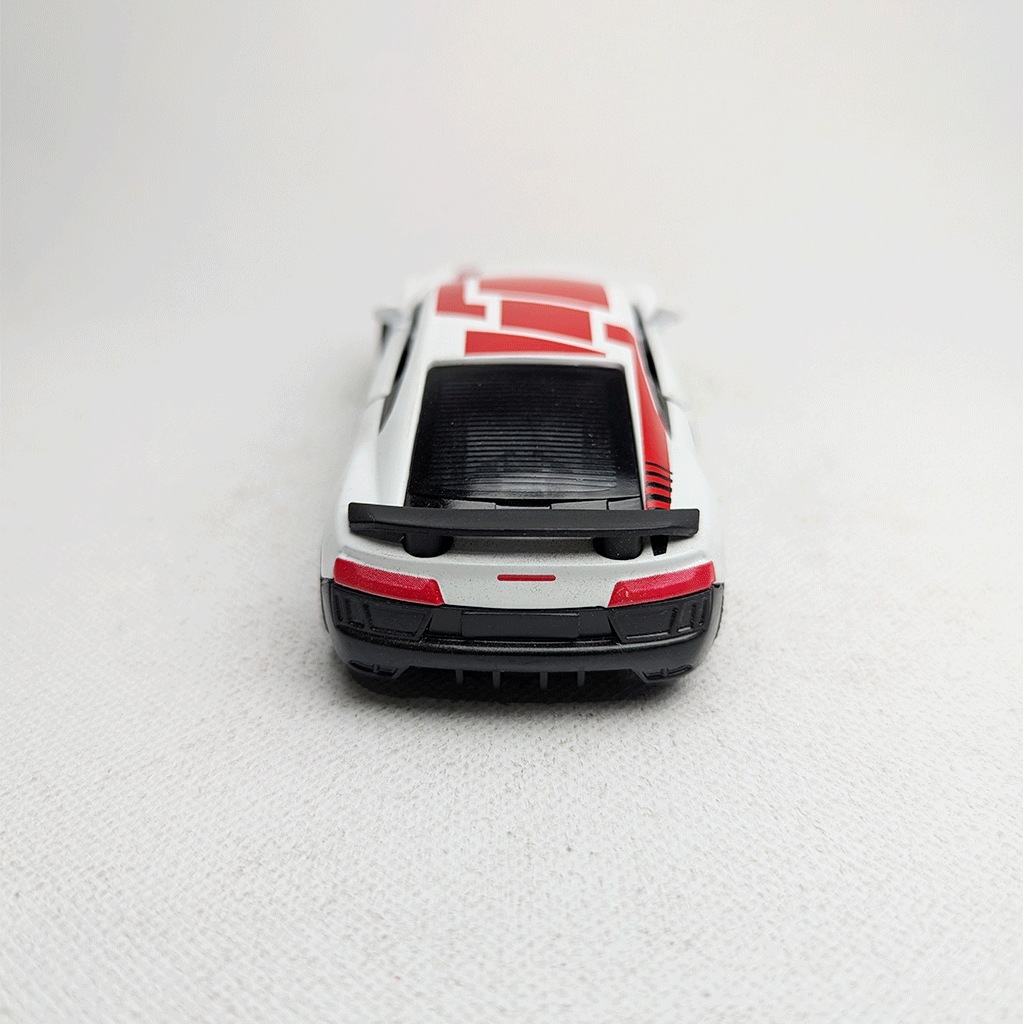1:43 Audi White Metal Diecast with Grafics