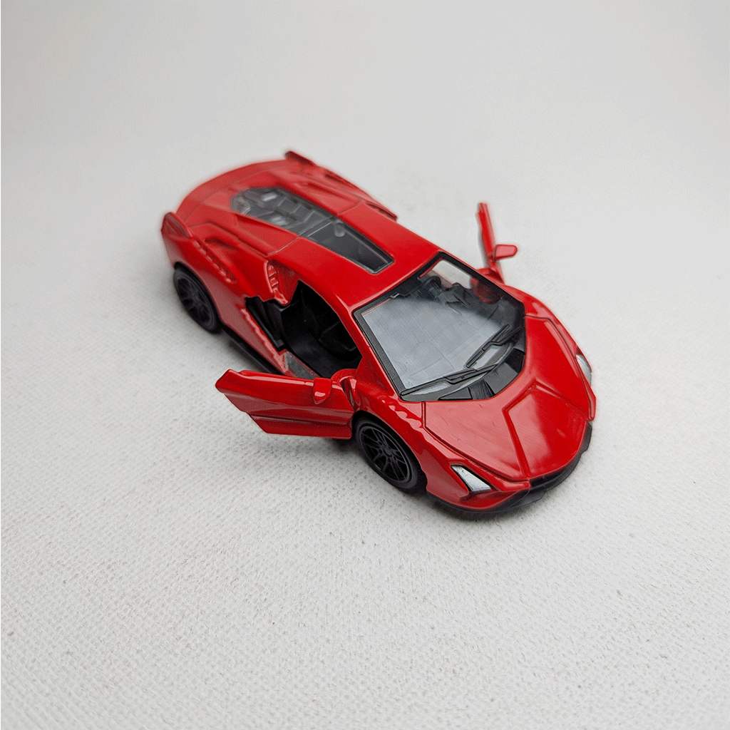 1:43 Lamborgini Metal Diecast Red