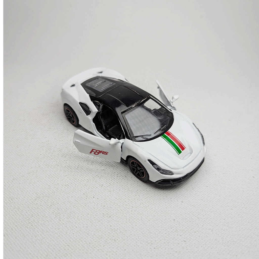 1:43 Ferari Metal Diecast White