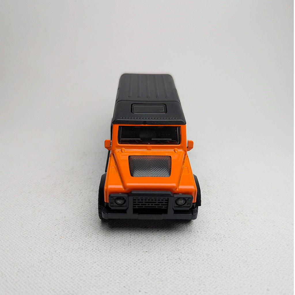 1:43 Defendar Vintage Metal Diecast Orange