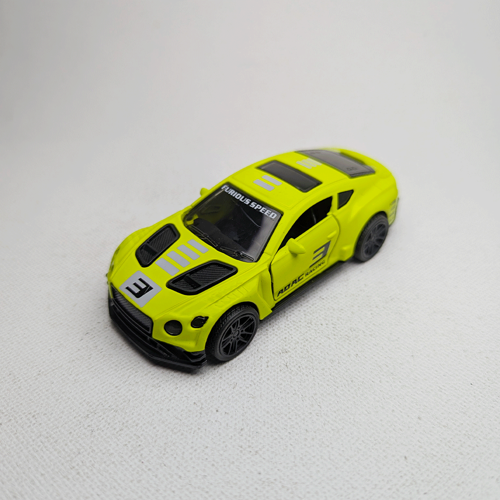 1:43 Bently Metal Diecast Lime Yellow
