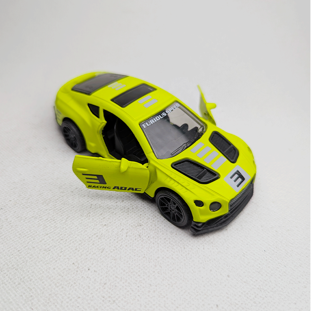 1:43 Bently Metal Diecast Lime Yellow