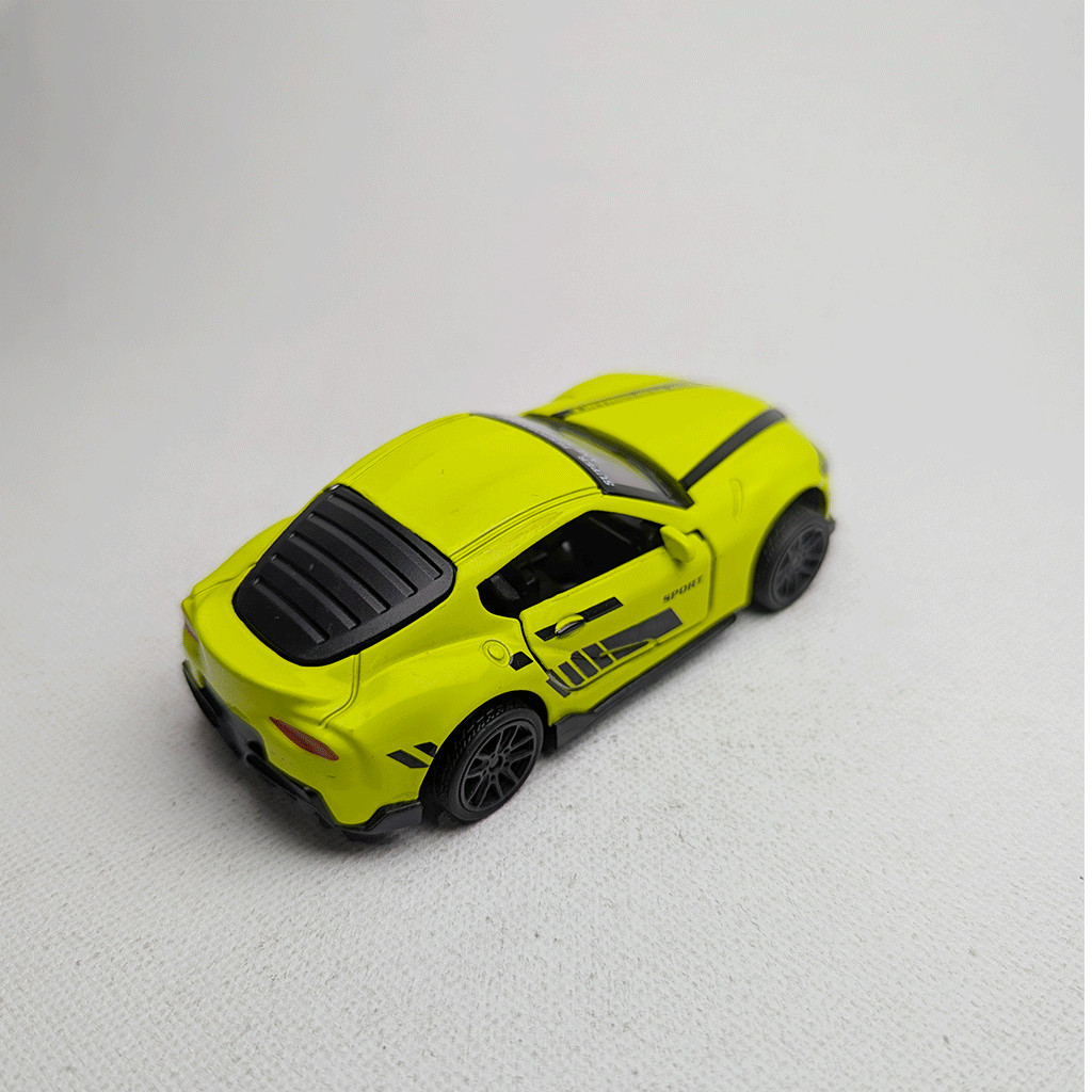 1:43 Supra MK5 Metal Diecast Lime Yellow
