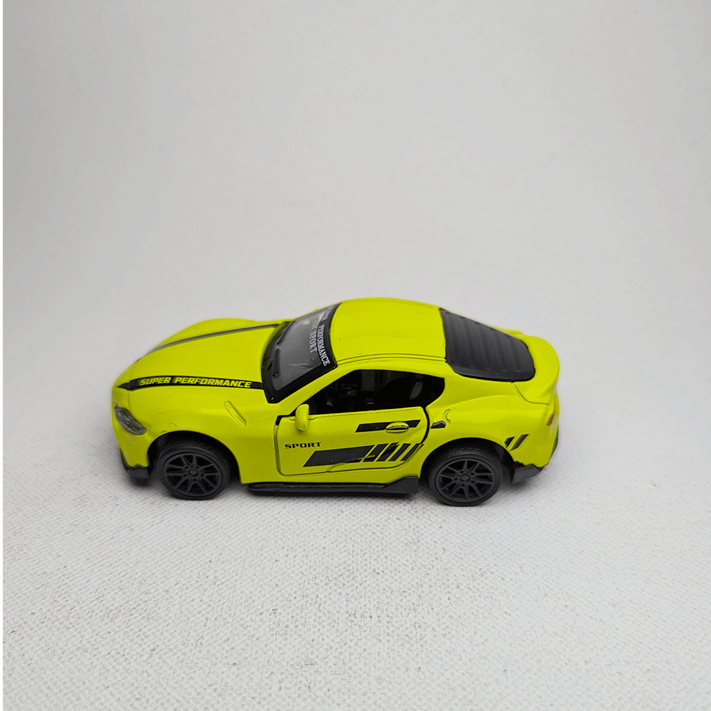 1:43 Supra MK5 Metal Diecast Lime Yellow
