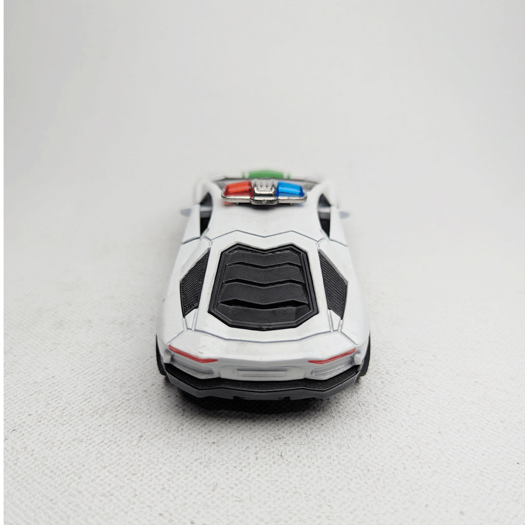 1:43 Lamborgini Police Metal Diecast White
