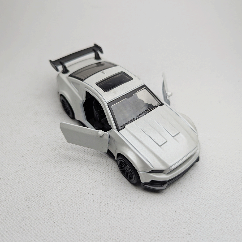 1:43 Mustang White Metal Diecast