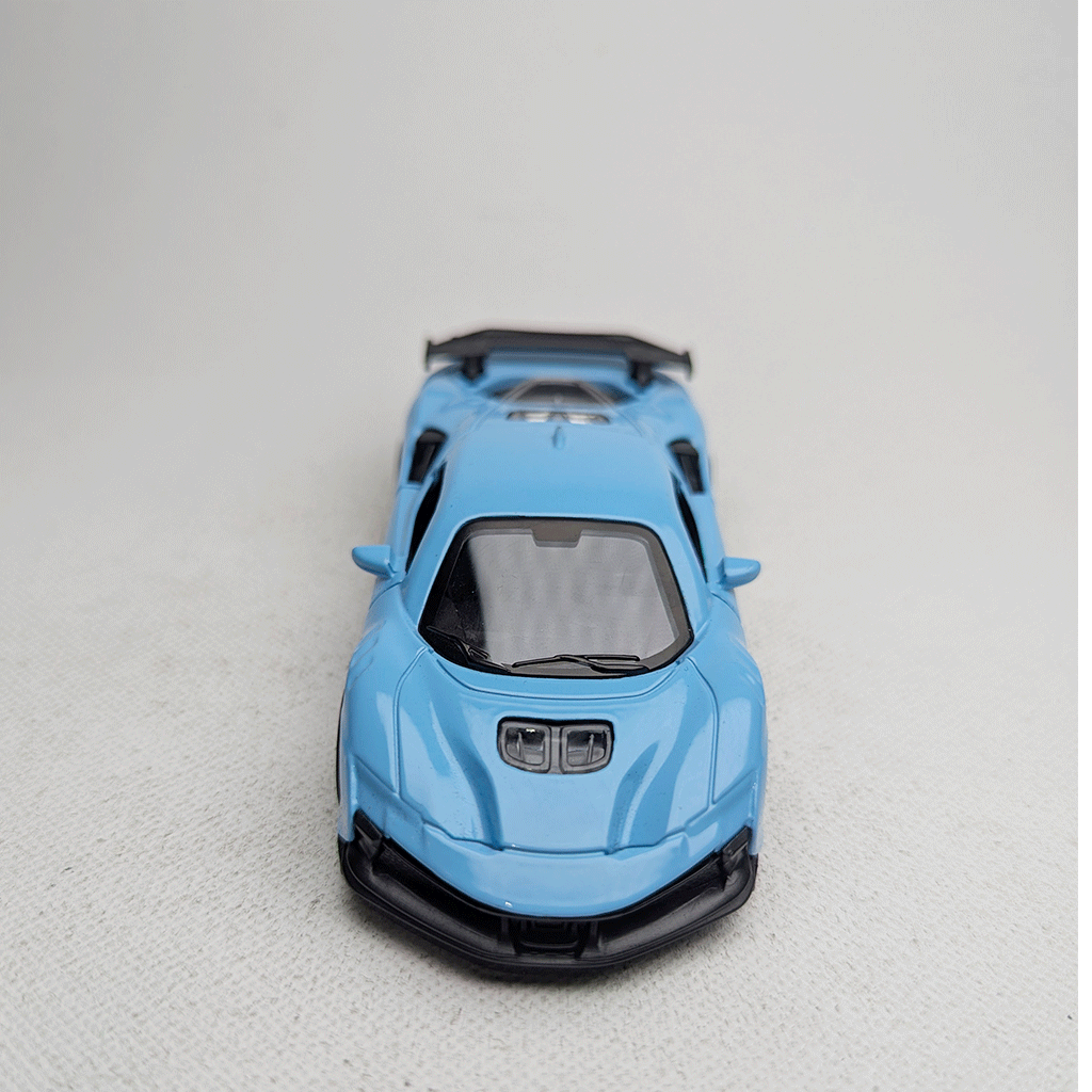 1:43 Hyper Car Metal Diecast Blue