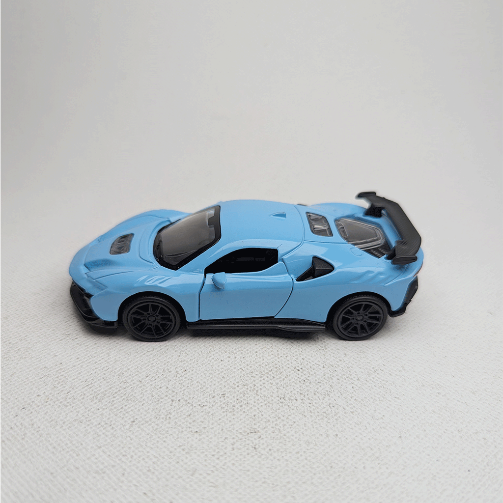 1:43 Hyper Car Metal Diecast Blue