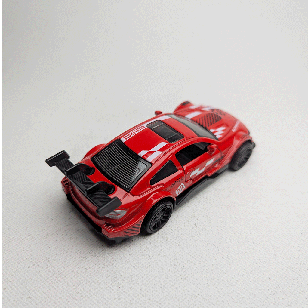 1:43 BMW M4 DTM Red Metal Diecast with Grafics