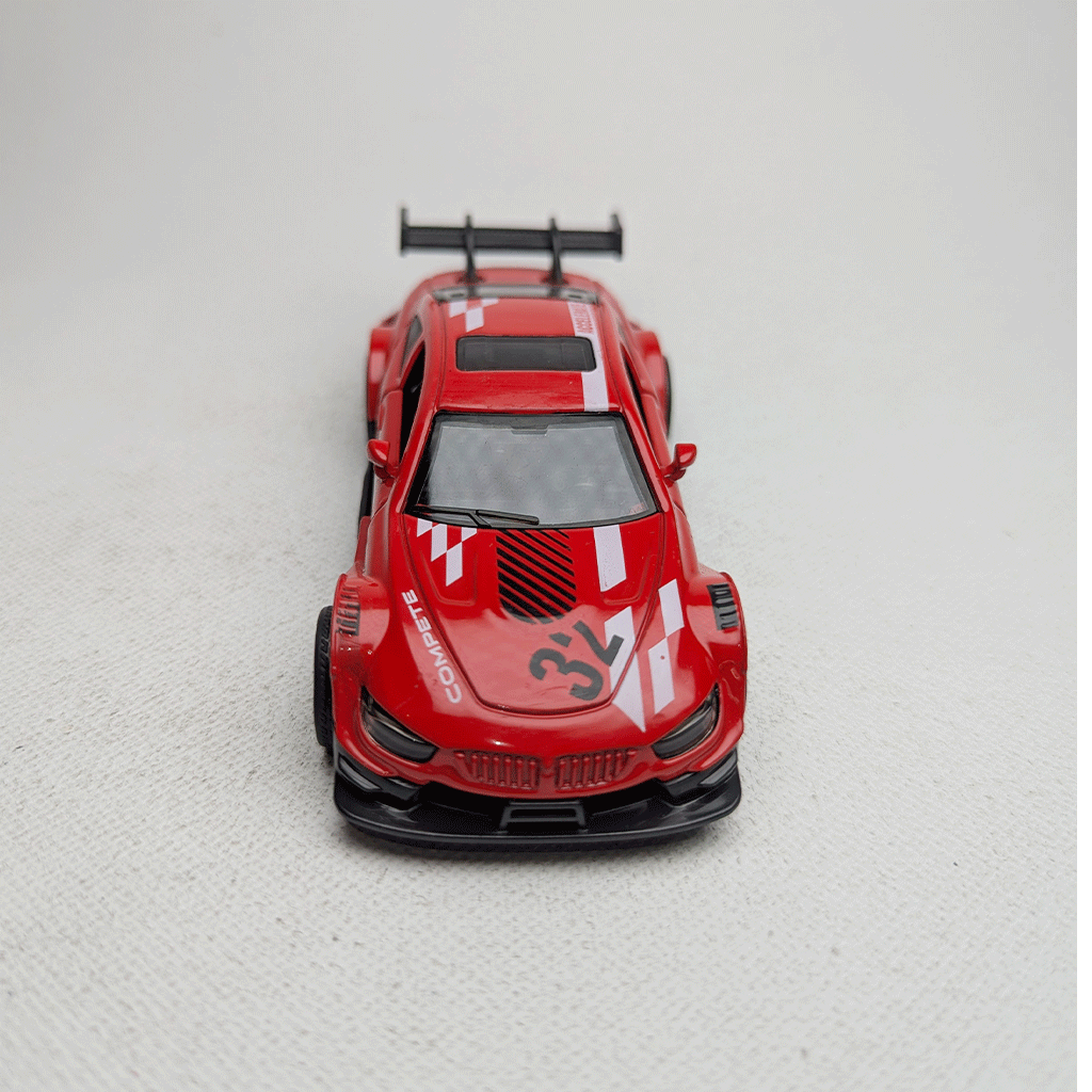 1:43 BMW M4 DTM Red Metal Diecast with Grafics