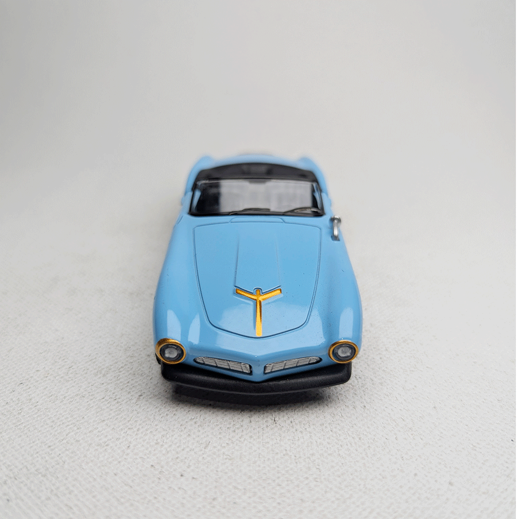1:43 BMW Vintge 80s Metal Diecast Sky Blue